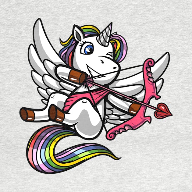 Unicorn Valentines Day Cupid by underheaven